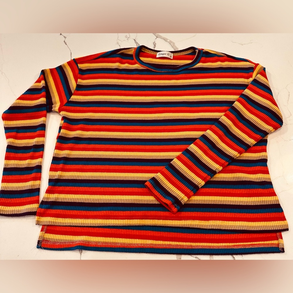 Long sleeve striped Tee